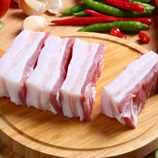 苏食黑毛猪气调去皮五花肉300g（烧烤、煎炒）【0510】 商品图0