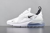 Nike Max 270  耐克半掌气垫跑步鞋黑白白黑白色 商品缩略图2