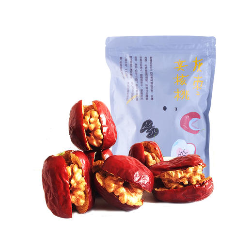 自然集 灰枣红枣夹核桃 休闲零食即食果干 无添加坚果 新疆特产300g 商品图4