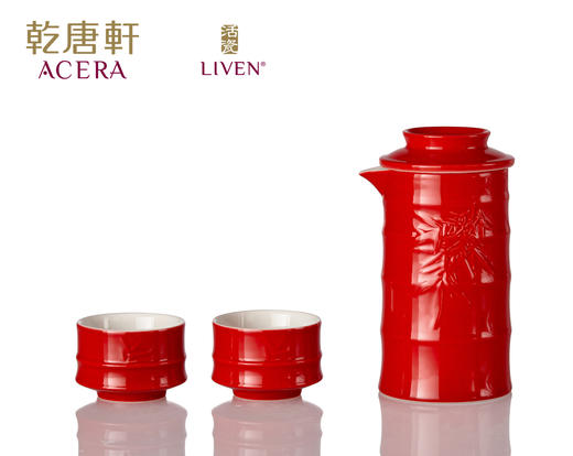 【茶具】竹君子泡茶器1壶2杯 双层 壶180ml/杯55ml 商品图4