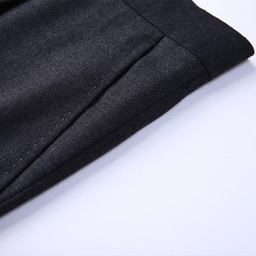 M&D/名盾秋冬 男西服裤子深灰商务经典舒适纯羊毛厚正装西裤 商品图3