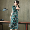 上海旗袍厂ASE-6668印花时尚真丝连衣裙 商品缩略图4