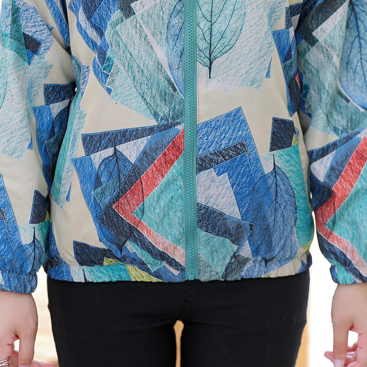 MQQ-LMM00856春季新款大码妈妈装双面穿外套 商品图5