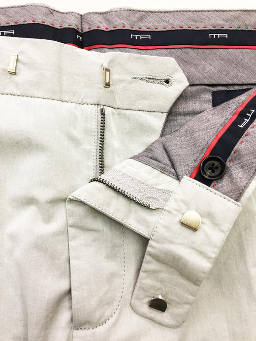 Marco Azzali 米白色休闲裤P3407300 商品图1