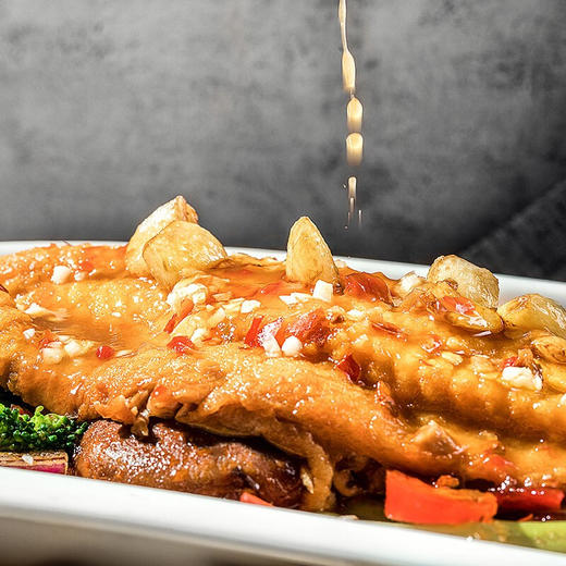 脆皮无骨烤鱼大连海鲜原产地直发顺丰包邮口味规格香辣285g蒜香285g