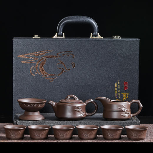 【紫砂功夫茶具套装】茶杯茶壶礼盒居家日用商务活动小礼品纪念品 商品图6