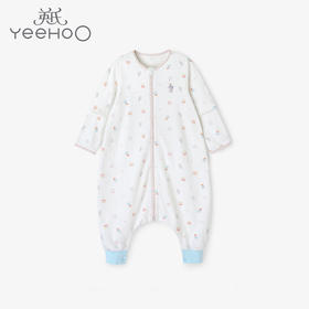 英氏新生婴儿睡袋春夏款薄棉男女宝宝分腿防踢被 10096036