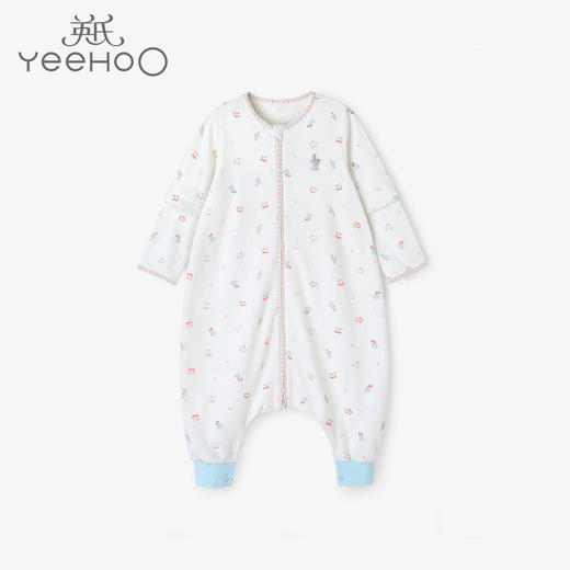 英氏新生婴儿睡袋春夏款薄棉男女宝宝分腿防踢被 10096036 商品图0