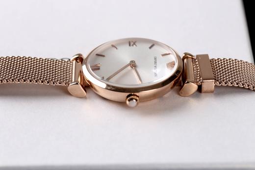 原厂阿玛尼原单品牌：EMPORIO ARMANI／阿玛尼型号：ar1956机芯种类：石英表手表种类：女表表盘形状：316L精钢表带 商品图2