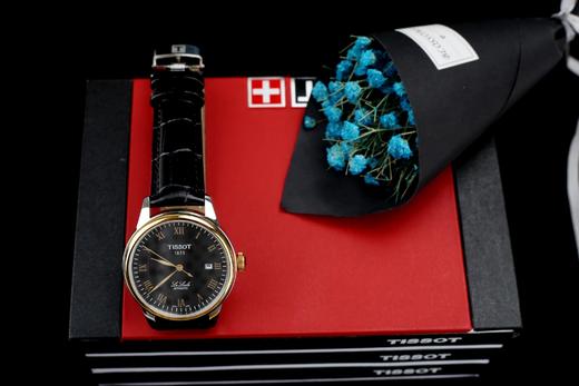 天梭力洛克机械表，TIssot T41单历， 商品图5