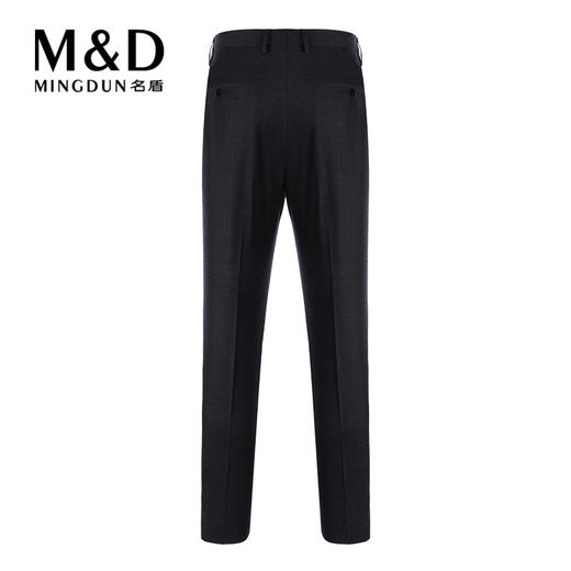 M&D/名盾秋冬 男西服裤子深灰商务经典舒适纯羊毛厚正装西裤 商品图1