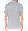 Marco Azzali 灰色小豹头刺绣POLO衫 T5259400 商品缩略图1