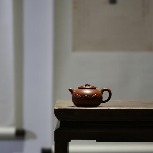 龙德堂陶艺 汤华刚制 《吉古》 朱泥大红袍 180cc库存请咨询客服 商品图0