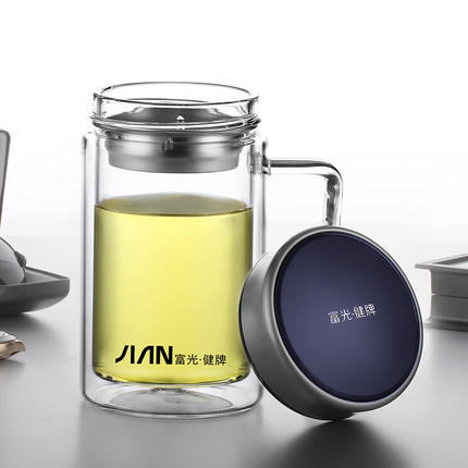 富光x1501bspt380570豪爵双层办公杯380ml570ml