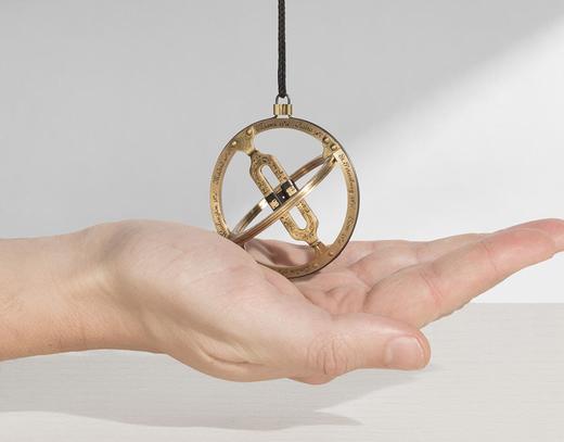 【永恒时间】奥地利Kala环式日晷纯铜全球通用 商品图0