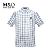 M&D/名盾新款 休闲短袖 中青年纯棉 两色格子衬衫男商场同款 商品缩略图0