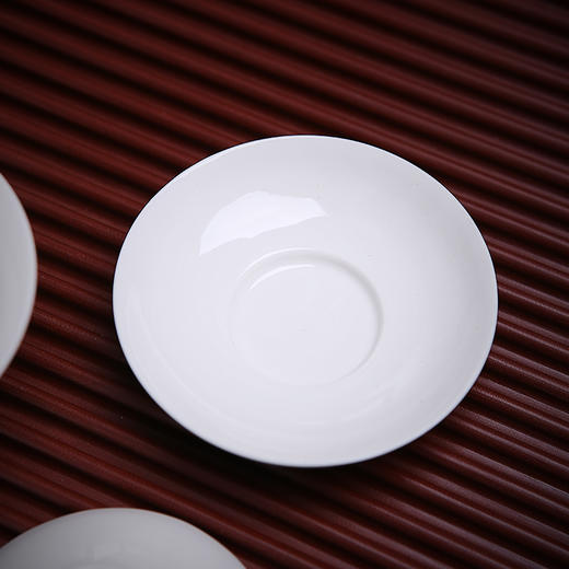 【盖碗/茶壶】定制玉瓷3.5寸志贵盖碗甜白瓷三才盖碗 商品图2