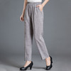 MQ-1601-Q10夏薄款宽松休闲直筒棉麻九分长裤YY 商品缩略图3
