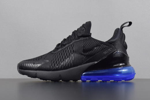 Nike Max 270 耐克半掌气垫跑步鞋黑白黑兰白黑粉黑色白 商品图1