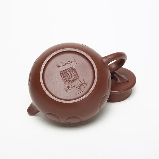 龙德堂陶艺 汤华刚制 《吉古》 朱泥大红袍 180cc库存请咨询客服 商品图4