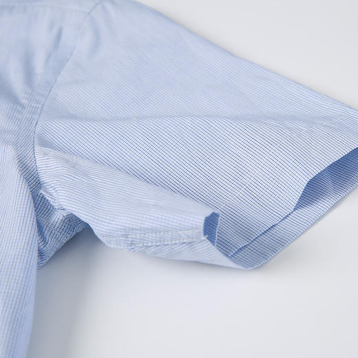 yvesfigarau伊夫费嘉罗夏季100棉商务休闲简约舒适透气短袖衬衫610423