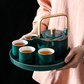 【陶瓷茶壶套装家用】尚恩陶艺功夫茶具花茶下午茶杯子居家日用礼盒装