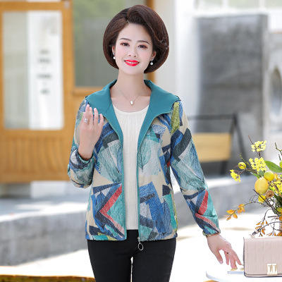 MQQ-LMM00856春季新款大码妈妈装双面穿外套 商品图2