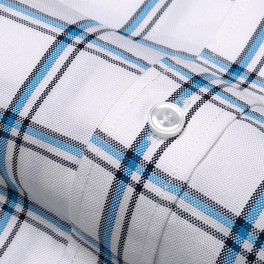 M&D/名盾新款 休闲短袖 中青年纯棉 两色格子衬衫男商场同款 商品图3