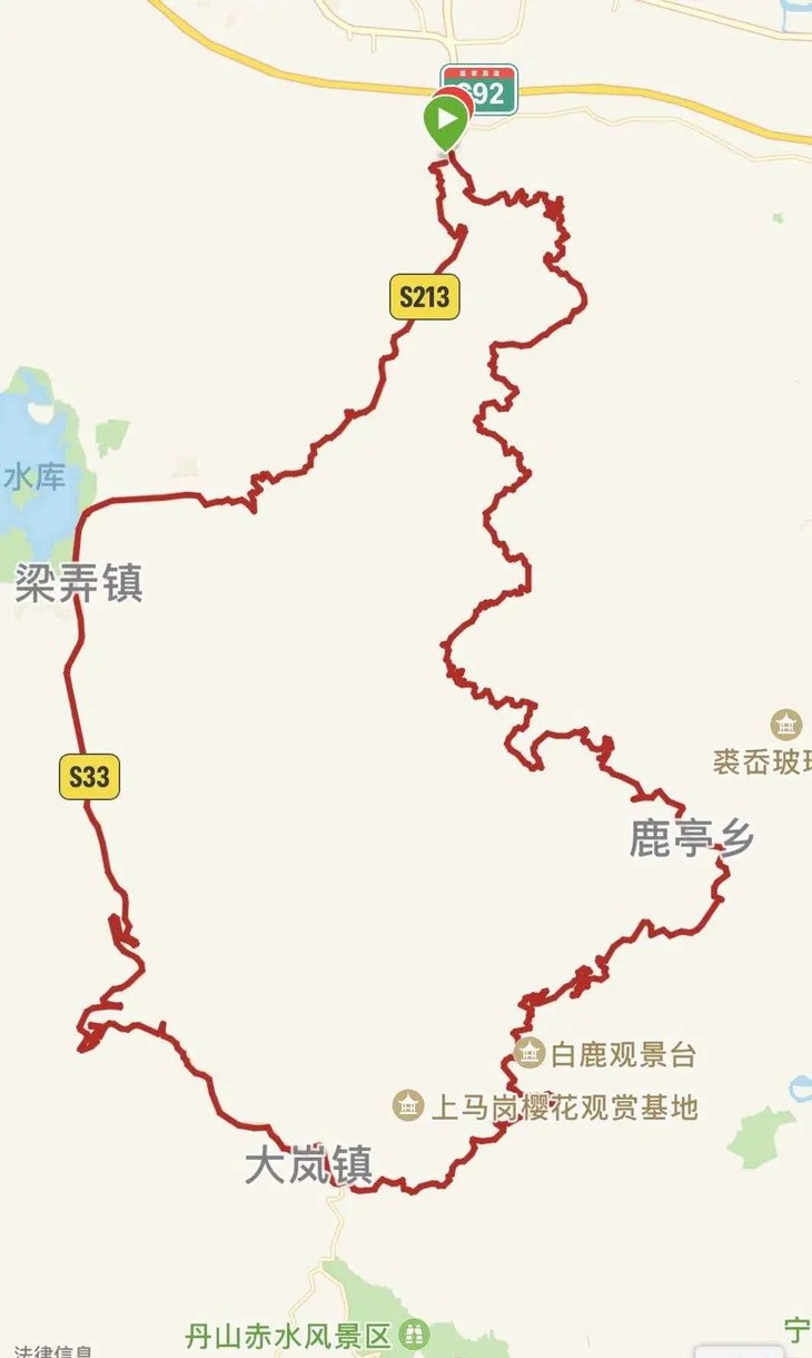 四明山自驾线路图片