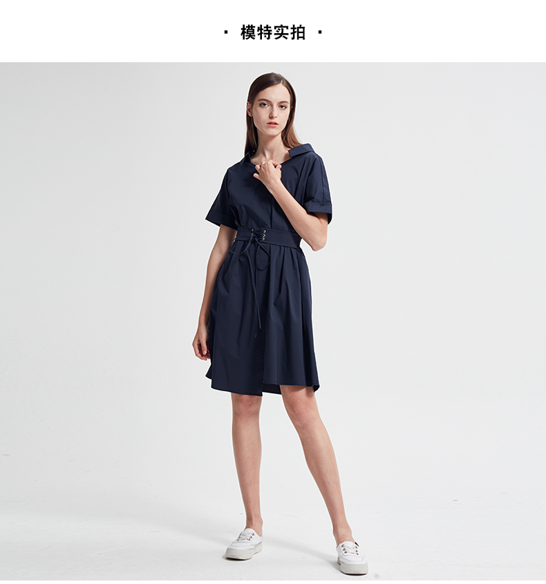 水淼大码女装2020新款胖妹妹mm夏装宽松收腰中长款显瘦连衣裙8250