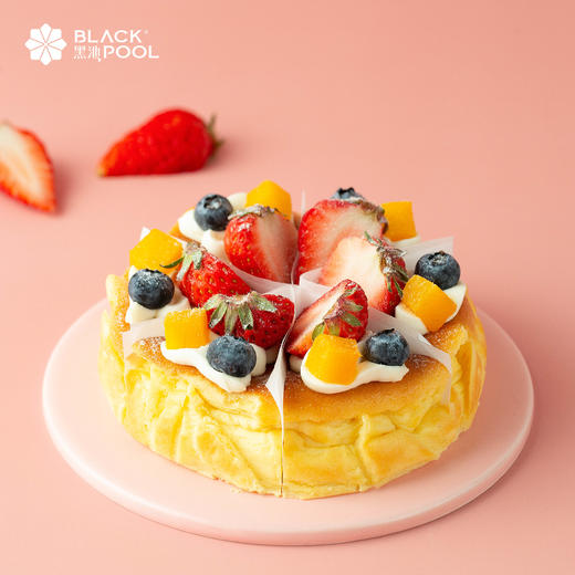 （兑换）【赠粉晶盐】芝士控收割者，鲜果·巴斯克芝士蛋糕 商品图0