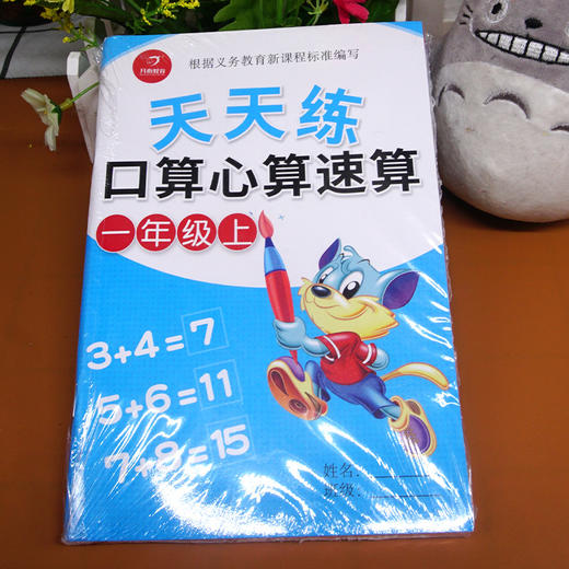 幼小衔接超前学习系列：彩绘版语文数学一年级上册复习冲刺试卷全2册+天天练4册 商品图6