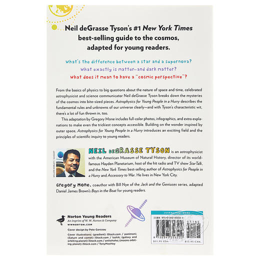 【中商原版】给忙碌者的天体物理学（青少年版）英文原版 Astrophysics for Young People in a Hurry 商品图1