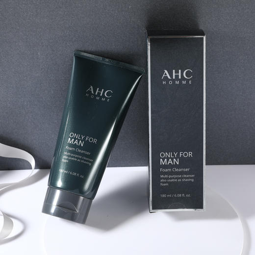现货▲专为男士定制！AHC男士洗面奶 深层洁净黑头螨虫祛痘 180ML 商品图1