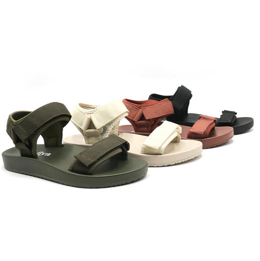 Safiya索菲娅复古风平底ins潮时尚学生百搭沙滩凉鞋女SF02115080 商品图6