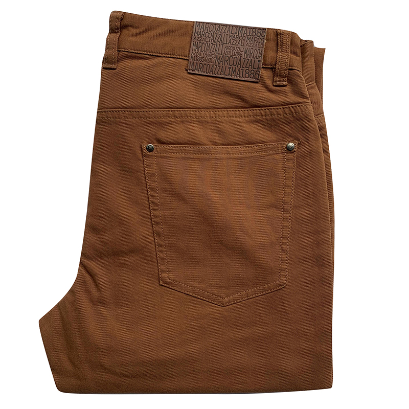 Marco Azzali 棕色休闲长裤 P3525800