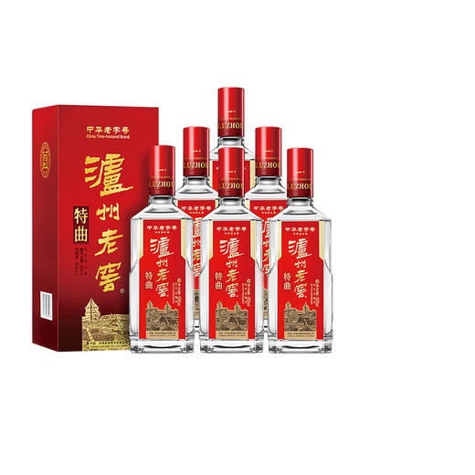 【泸州老窖酒名堂】特曲老字号（第十代）52度500ml*6 商品图0