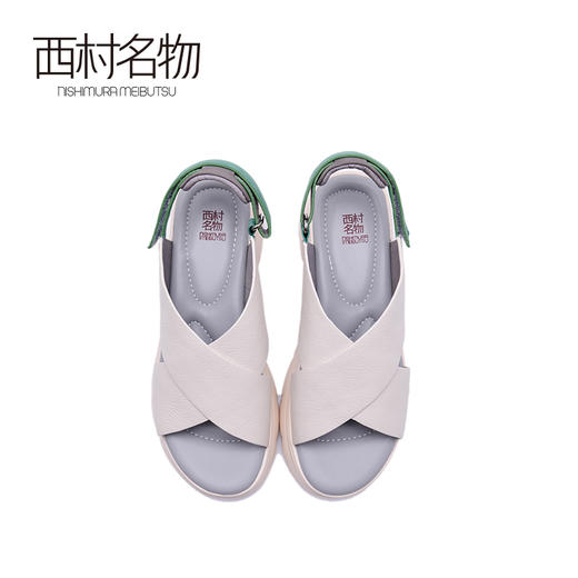 西村名物春夏新品厚底坡跟超轻凉鞋X20BG22991 商品图1