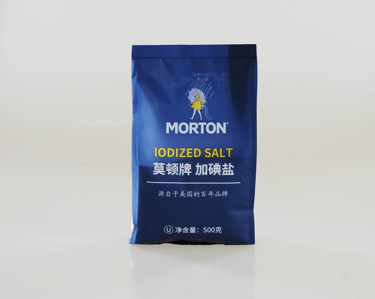 莫顿牌加碘盐500克袋