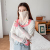 （五一出游必备——护颈防晒口罩+冰袖）女神泫雅风冰丝小雏菊系列一体防晒WY 商品缩略图3