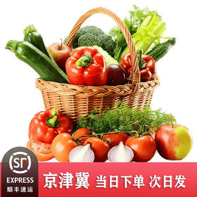 爱农 有机 蔬菜 组合 生鲜 套餐 2-3口之家  配送4次