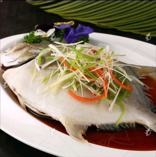 清蒸白鲳鱼(500g)
