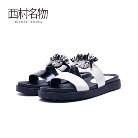 西村名物夏季潮流时尚凉鞋拖鞋可爱X20BJ22971