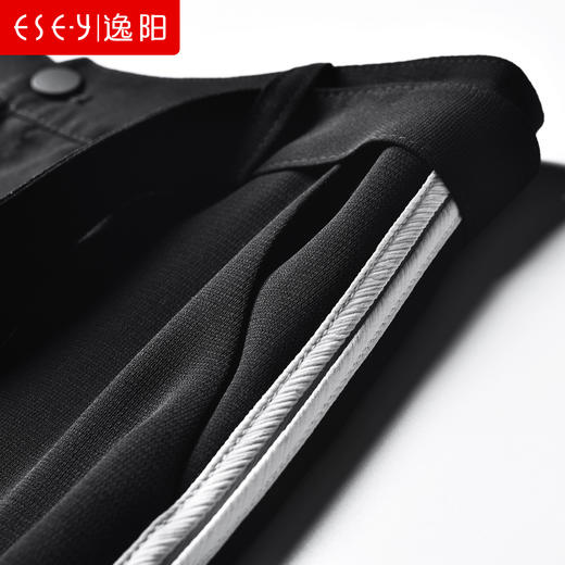 逸阳2020夏季新款九分哈伦萝卜裤女休闲时尚雪纺薄款冰丝八分裤子2108 商品图3