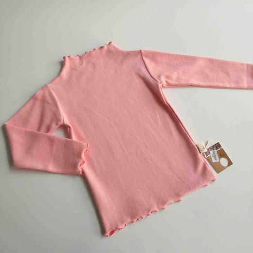 【迎开放日 腾坑位】厚棉 T 半高领打底衫 女童的打底衫 单穿 配裙装 提前备 全棉T恤 商品图2