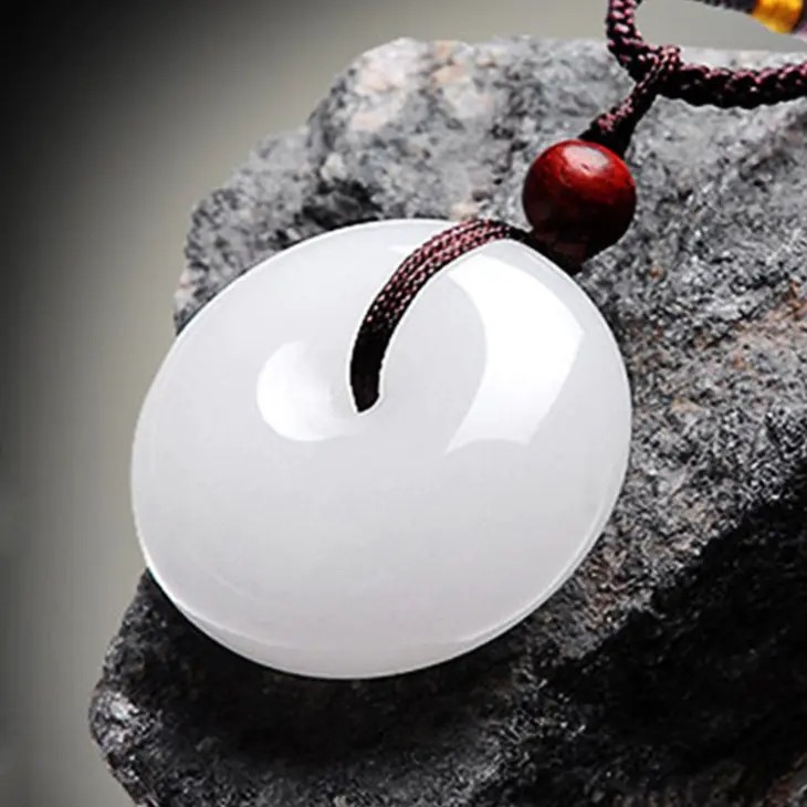 平安扣阿富汗玉坠男女款