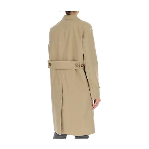 BURBERRY 巴宝莉 女士蜂蜜棉质华达呢实验中长款风衣 卡其色 8015485 A1366 商品图1