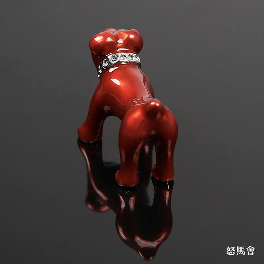红釉斗牛犬袖扣 商品图3