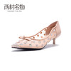 西村名物仙女风网纱尖头高跟鞋X20AE10261 商品缩略图4