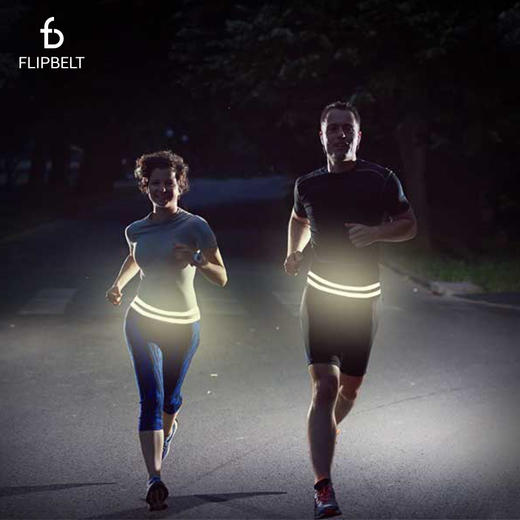 反光夜跑跑步腰包美国FlipBelt飞比特运动腰带手机包 商品图1